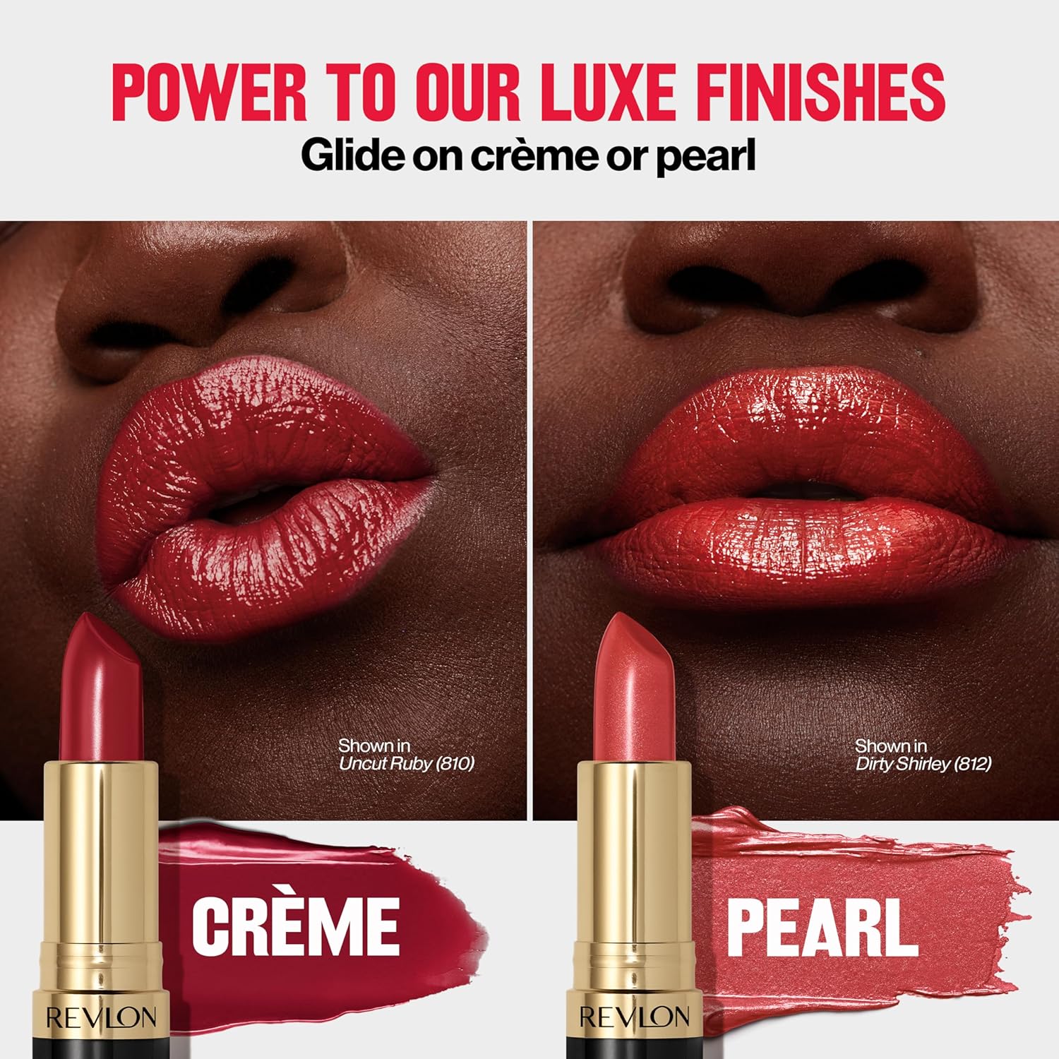REVLON (Dramatic) - Super Lustrous Lipstick with Vitamin E and Avocado Oil, Cream Lipstick in Purple, 770 Dramatic - View 3 of 9