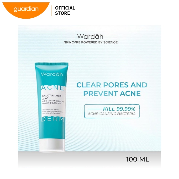 Wardah Salicylic Acid Zinc Acne Clearing Low Ph Foaming Cleanser 100 Ml(FROM MALAYSIA) - View 2 of 2