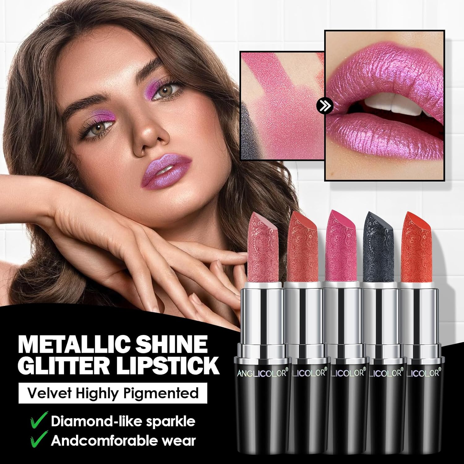  Brand	Anglicolor Colour	06 RED VIOLET Item form	Cream Finish type	Metallic Product benefits	Moisturizing, Long Lasting, Hypoallergenic - View 6 of 6