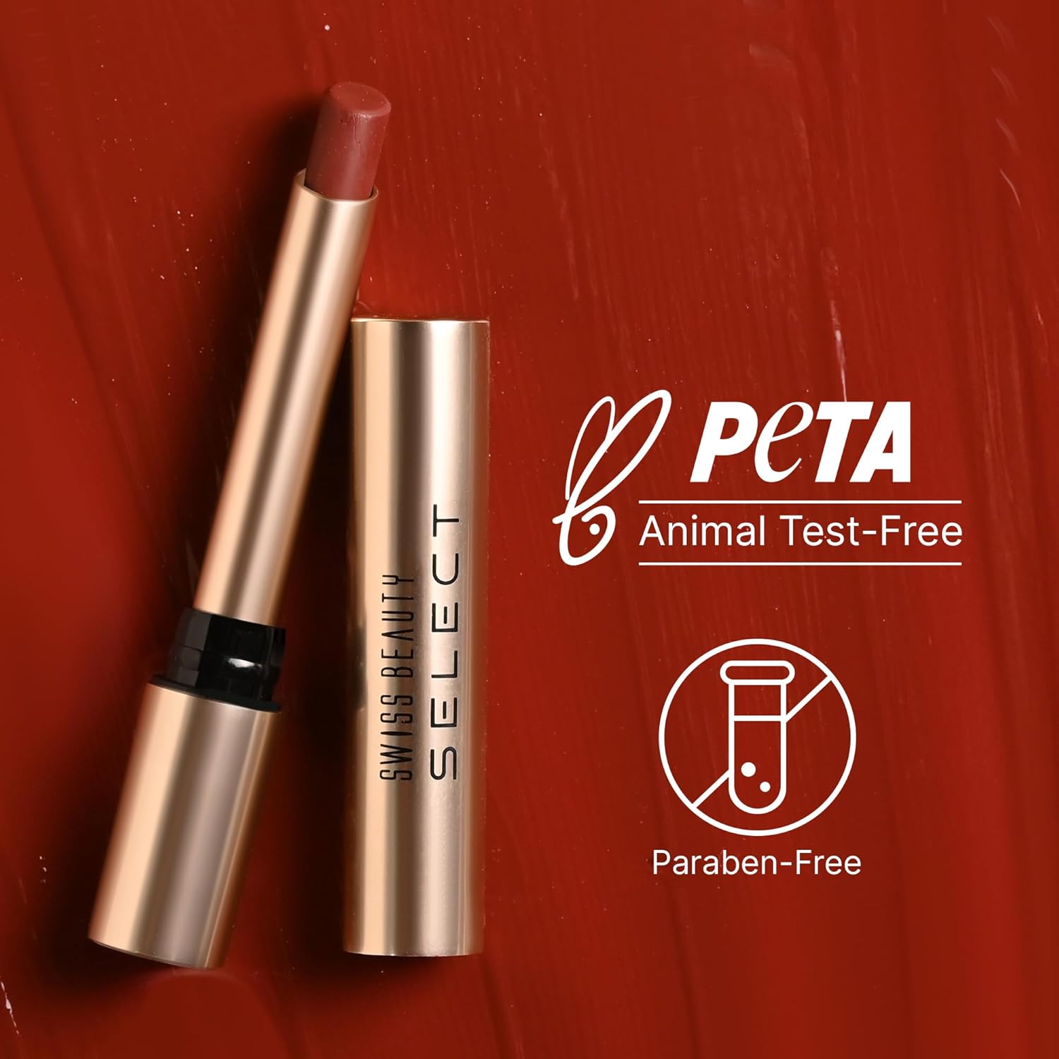 Swiss Beauty Lipstick Chocolate Charm (Matte) - View 4 of 7