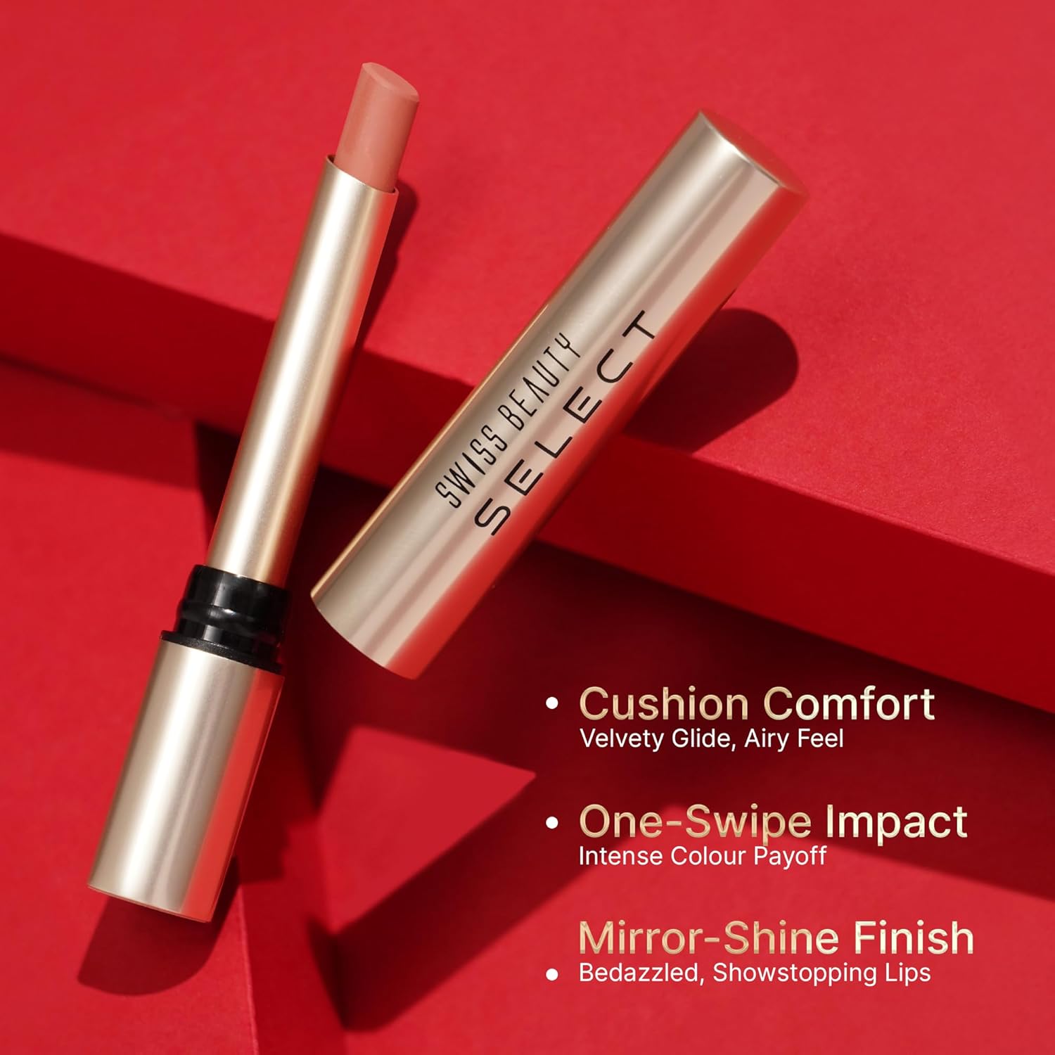 Swiss Beauty Lipstick Crimson Addict (Matte) - View 6 of 7