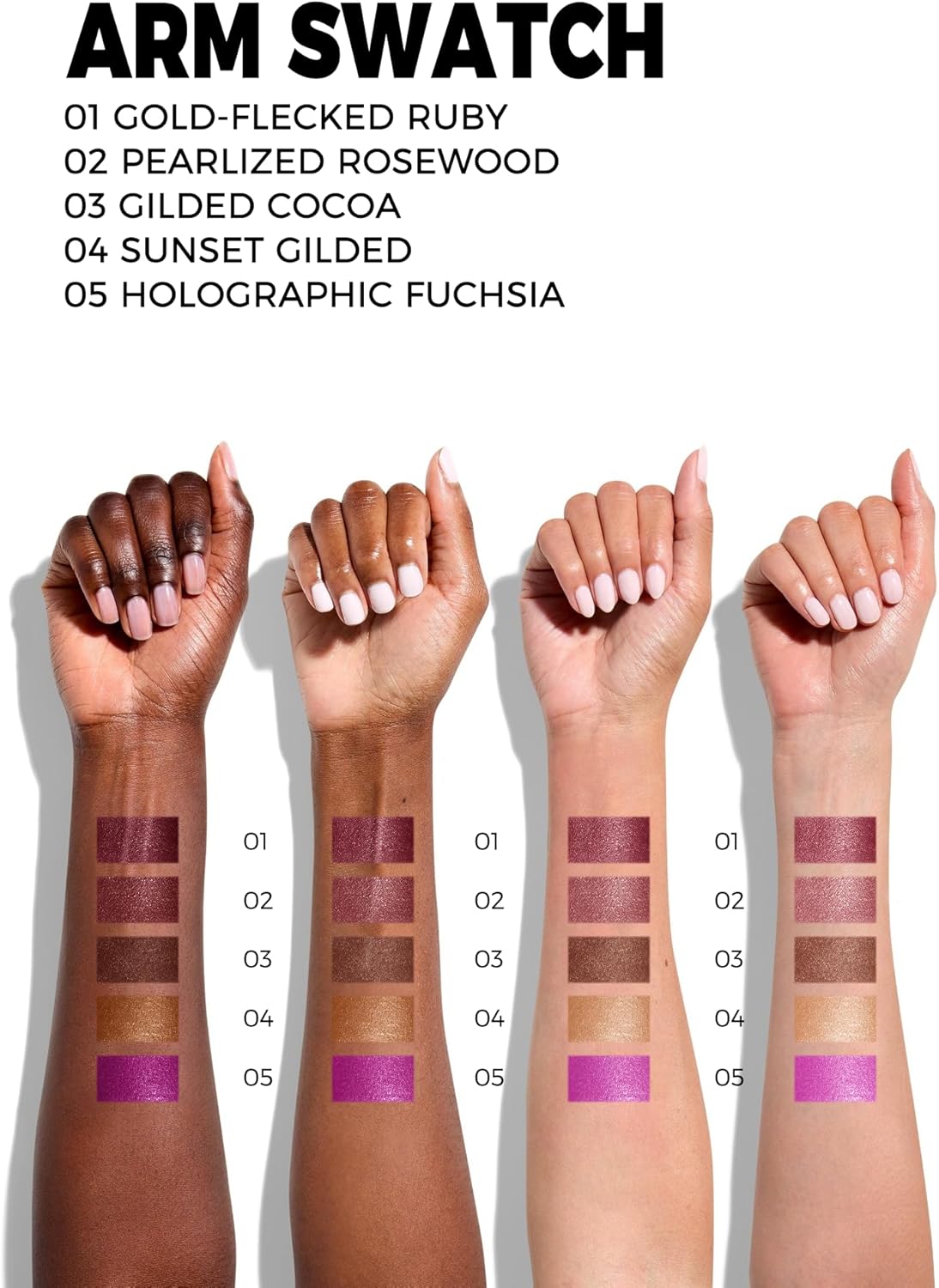 Anglicolor Metallic Lipstick For Subtle 3D Shimmer Effect,Glitter Lipstick,Light,Soft Cream Formula for Moisturized Lips,Non-Sticky (01 GOLD-FLECKED RUBY) - View 3 of 8