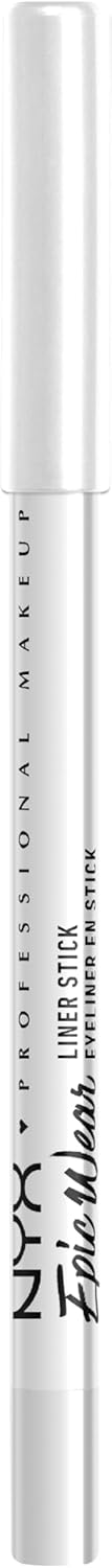NYX Professional Makeup Epic Wear Liner Sticks, High Impact, Waterproof, Smudge-proof, Powerfully-Pigmented Eyeliner Pencils, Shade - Pure White 09, 1.22 gm - View 2 of 3
