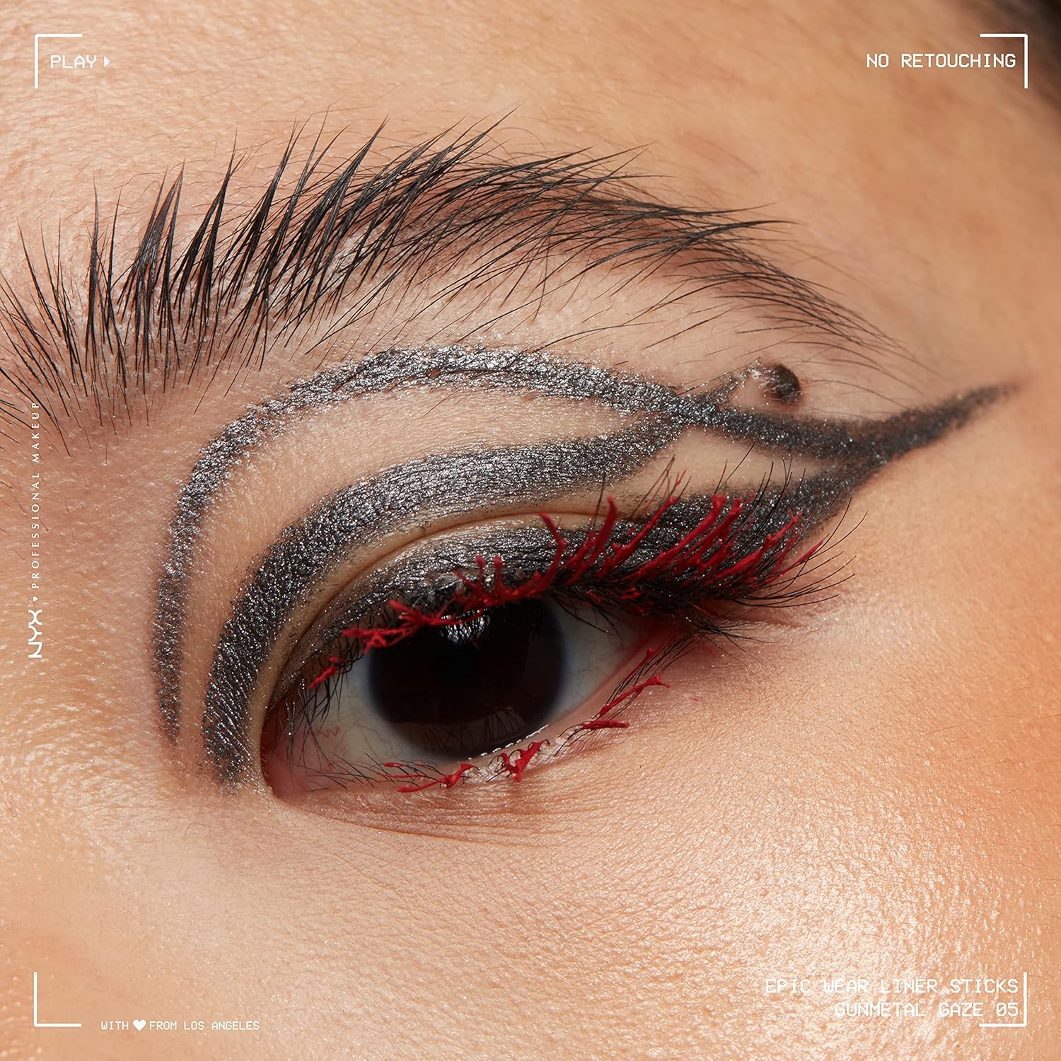 NYX PROFESSIONAL MAKEUP Epic Wear Liner Stick, Long-Lasting Eyeliner Pencil - Gunmetal Gaze - View 4 of 5