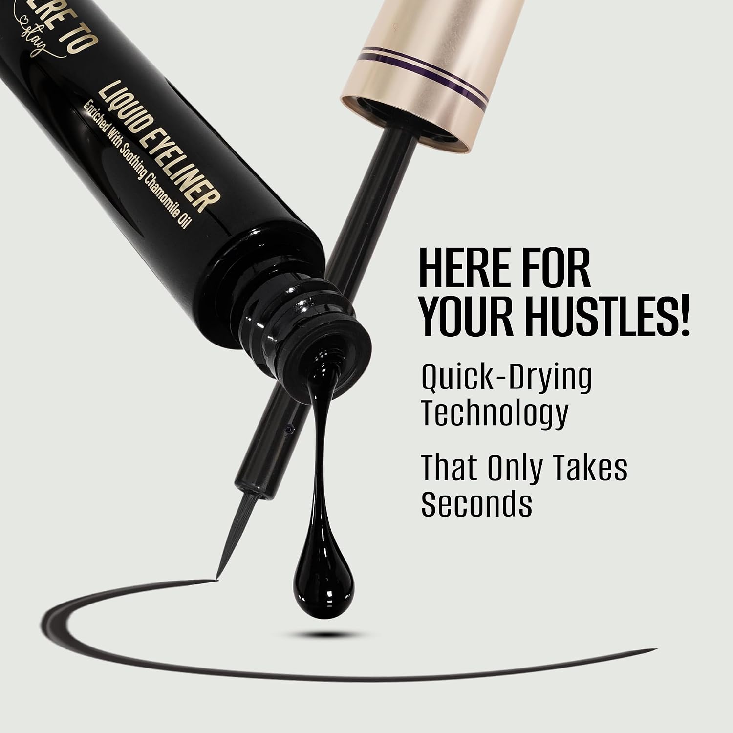 SWISS BEAUTY Select Here To Stay Semi-Matte Liquid Waterproof Eyeliner | With Precise & Pointed Tip | Smudge-Proof, Transfer- Proof | Shade- Infinite Purple| 3ml | - View 2 of 5