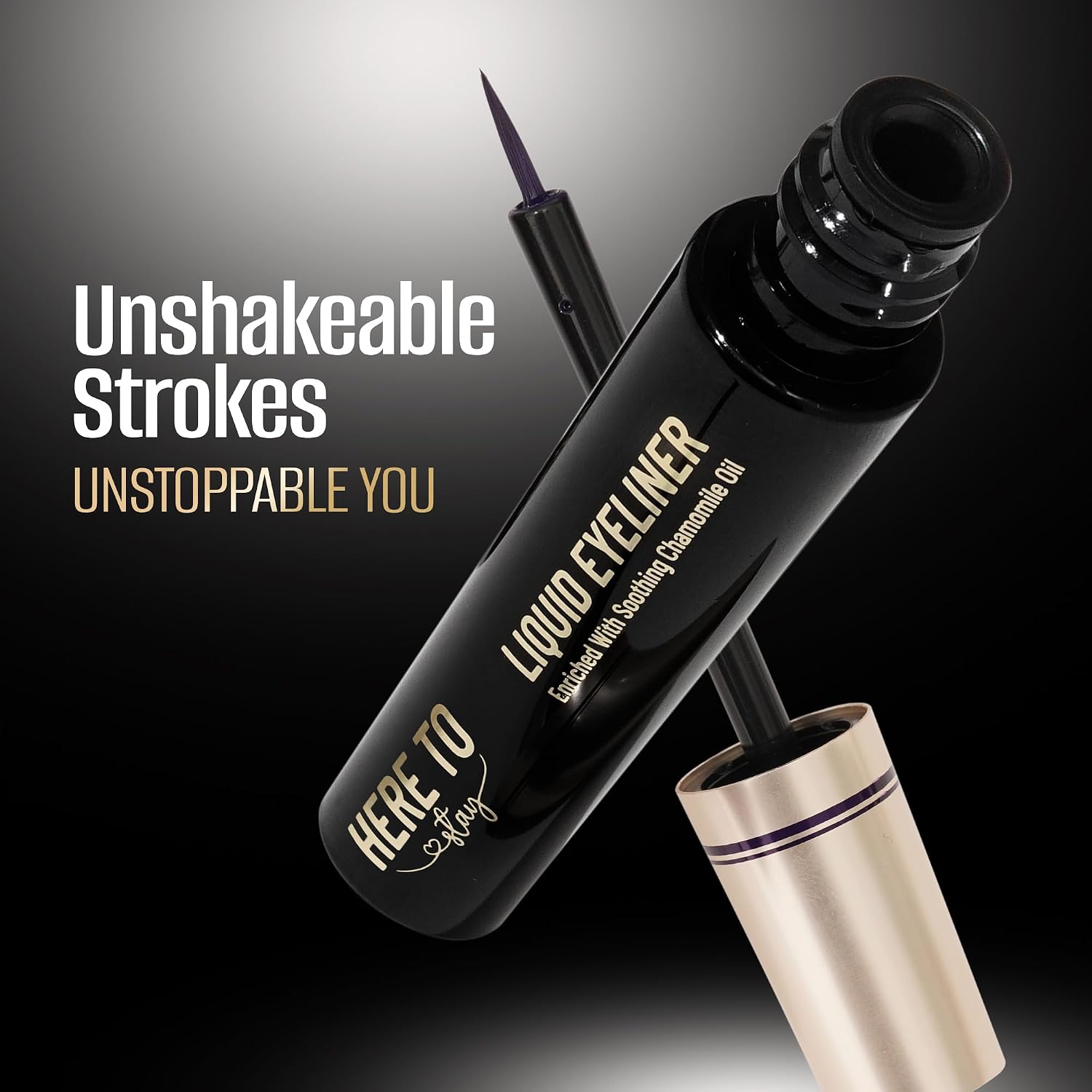 SWISS BEAUTY Select Here To Stay Semi-Matte Liquid Waterproof Eyeliner | With Precise & Pointed Tip | Smudge-Proof, Transfer- Proof | Shade- Infinite Purple| 3ml | - View 5 of 5