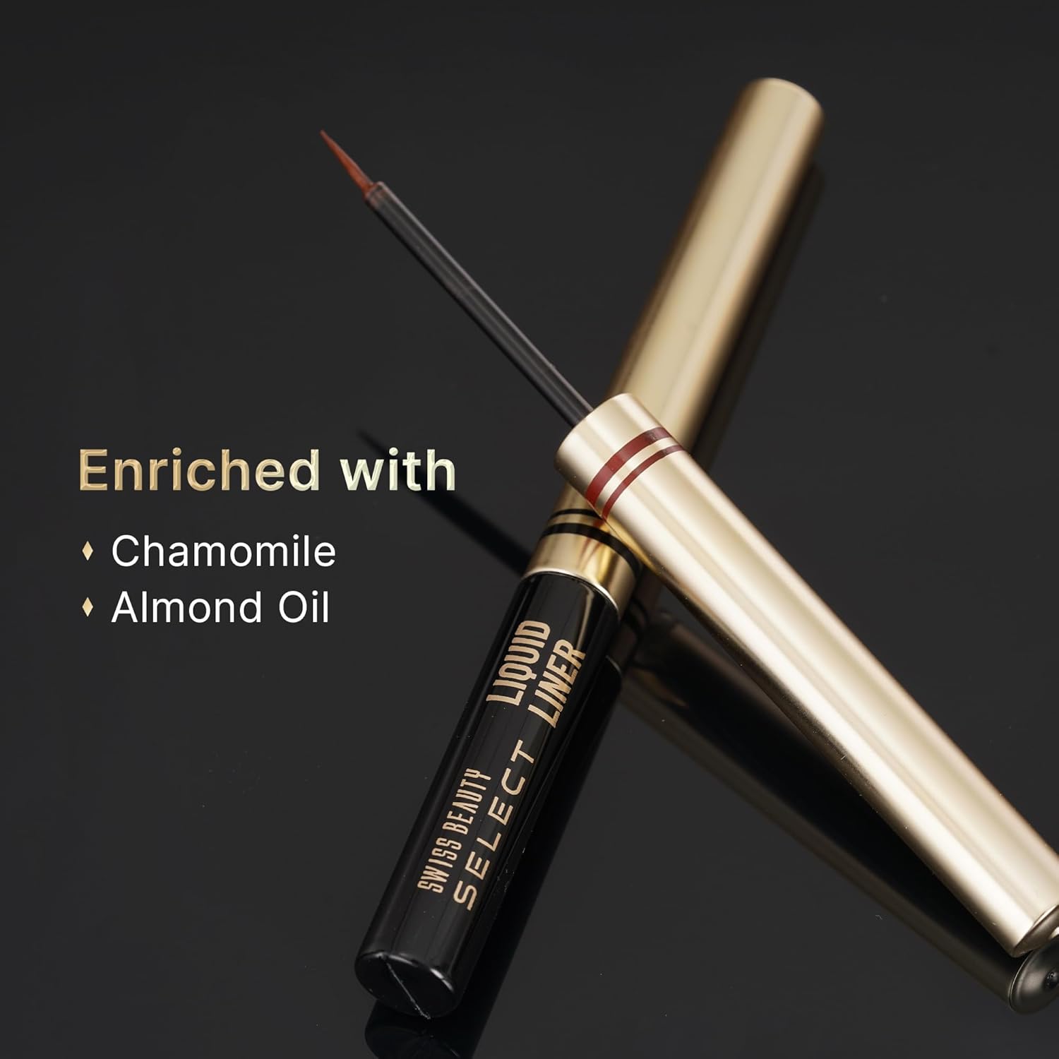 SWISS BEAUTY Select Here To Stay Semi-Matte Liquid Waterproof Eyeliner | With Precise & Pointed Tip | Smudge-Proof, Transfer- Proof | Shade- Wanderlust Blue| 3ml | - View 5 of 7