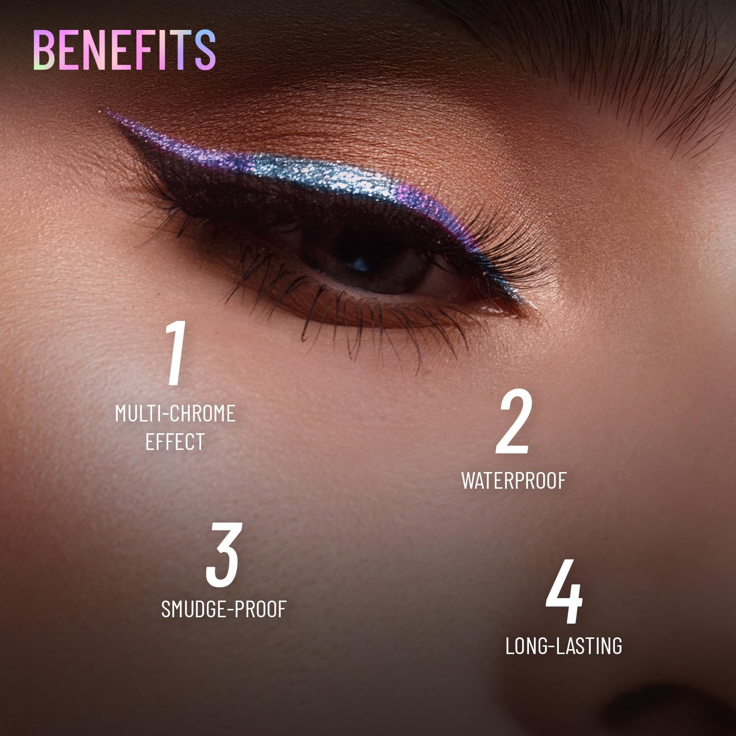 SWISS BEAUTY Holographic Shimmery Pencil Eyeliner – Waterproof, Smudge-Proof & Long-Lasting Creamy Formula with Multichrome Effect, Easy Glide, Shade:Nouthern Light, 0.2 g - View 7 of 8