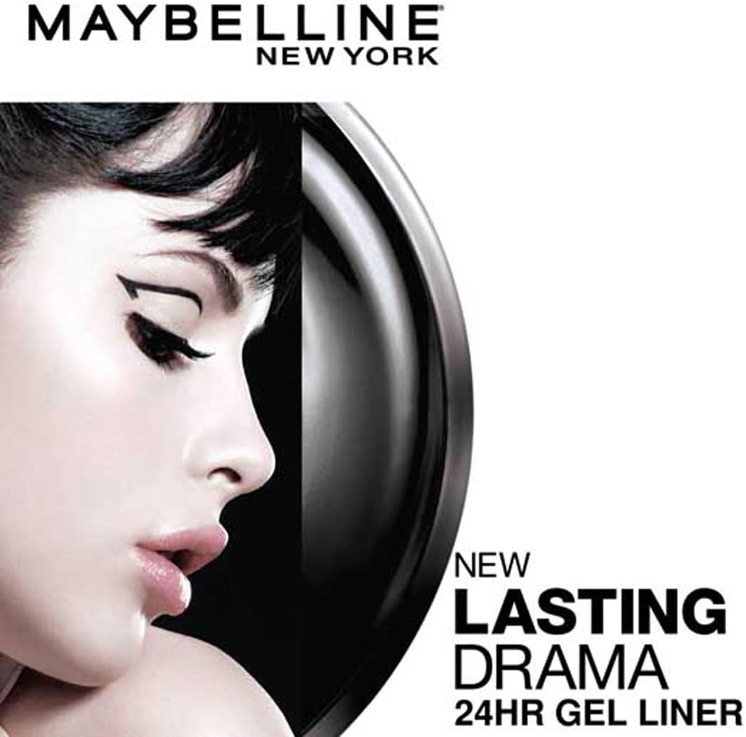 Maybelline New York Lasting Drama Eye Liner Drama Gel Liner, Black, 2.5g - View 5 of 6