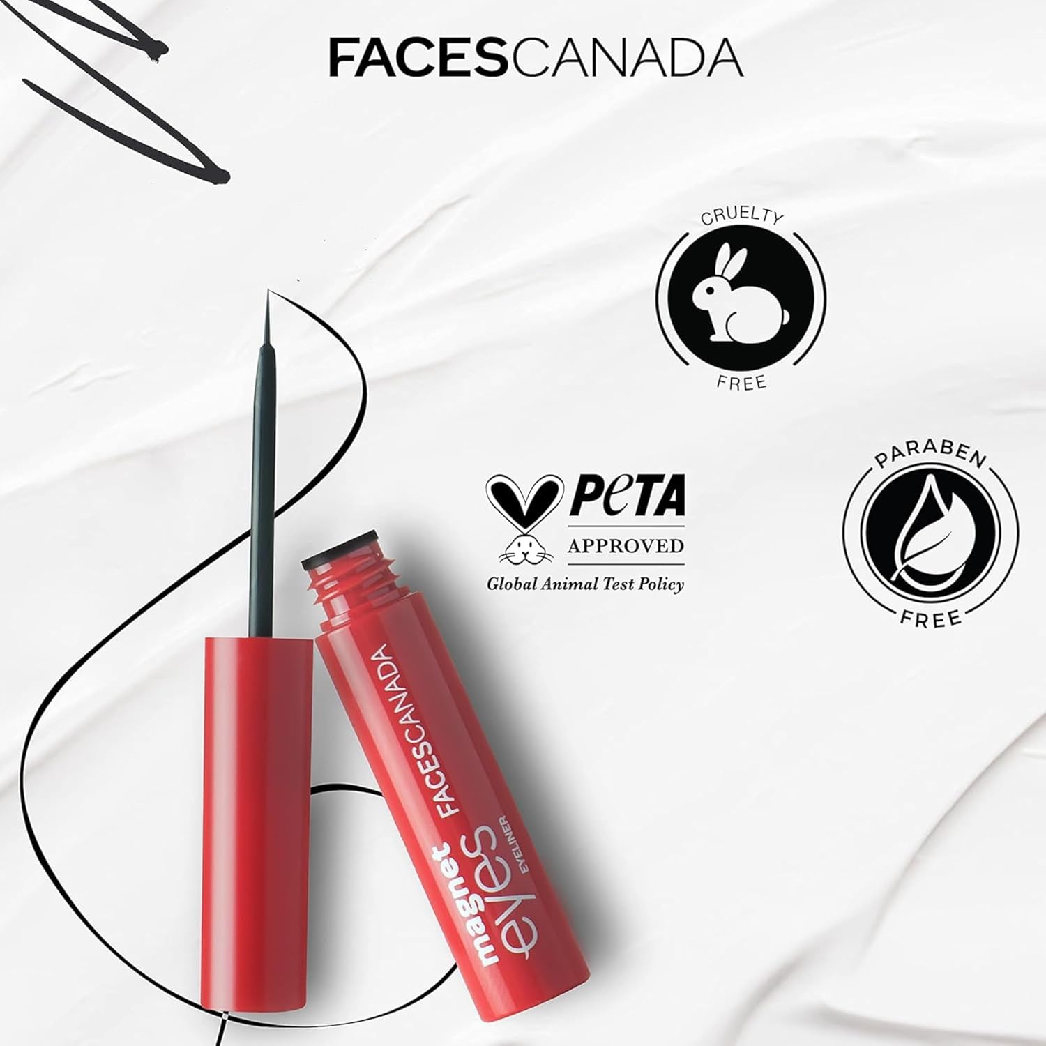 FACESCANADA Faces Magneteyes Eyeliner, Black 01, 3.5ml, Multi - View 3 of 7