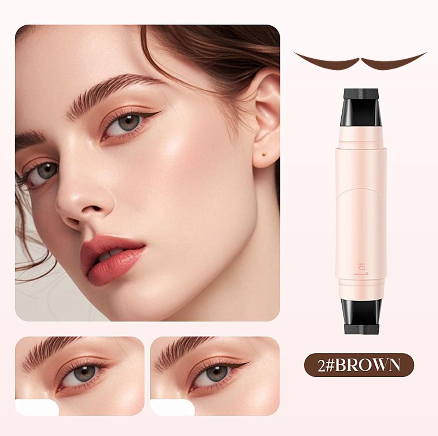 Winged Eye End Stamp, Waterproof Smudge Proof Stamp Eyeliners, Integrated Rotating Eyeliner Pen For Beginners, Waterproof Long Lasting And Smudge Proof Eye Makeup Tool For Girl - View 7 of 7
