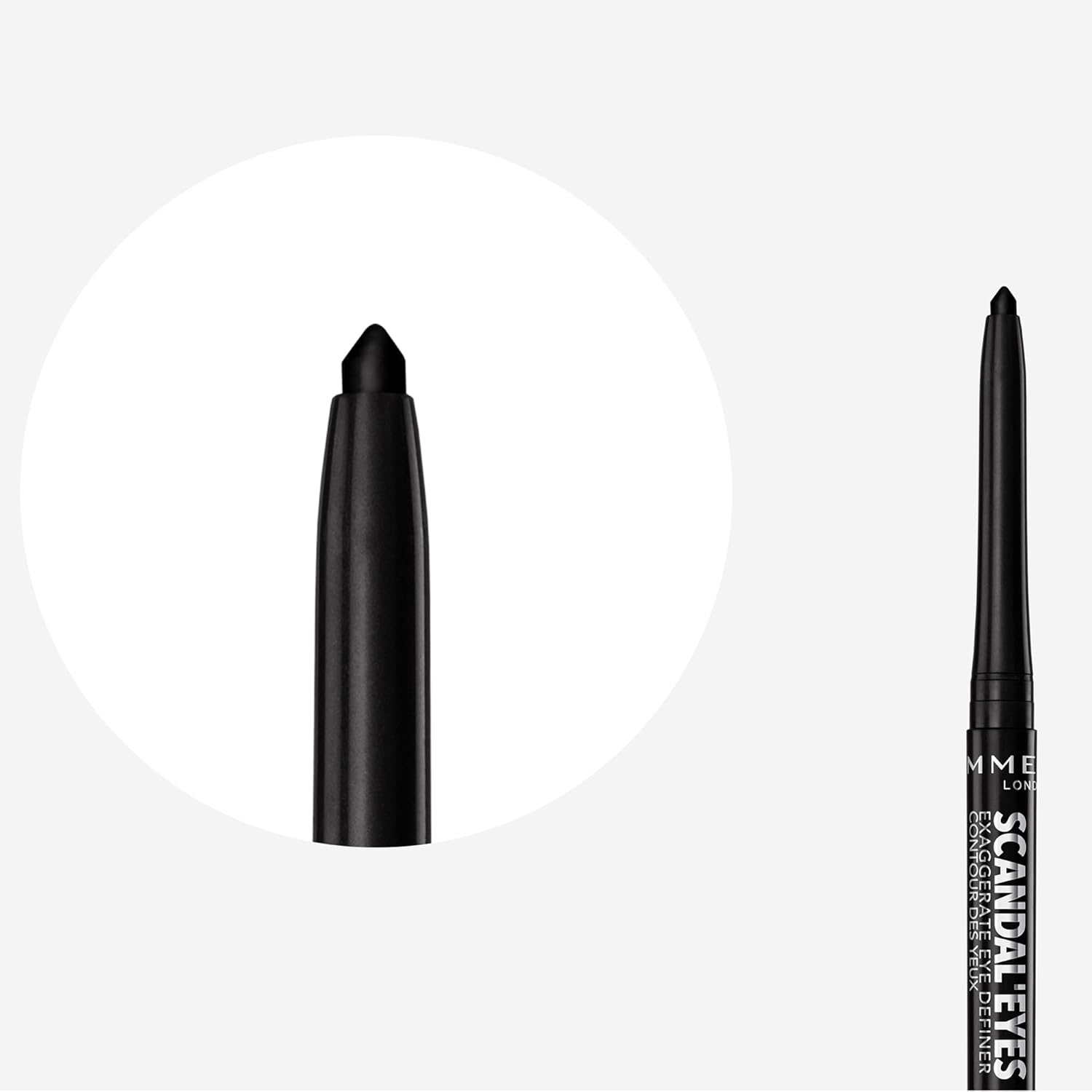 Rimmel London Scandaleyes Exaggerate Eye Definer, 001 Intense Black, 0.35g - View 4 of 6