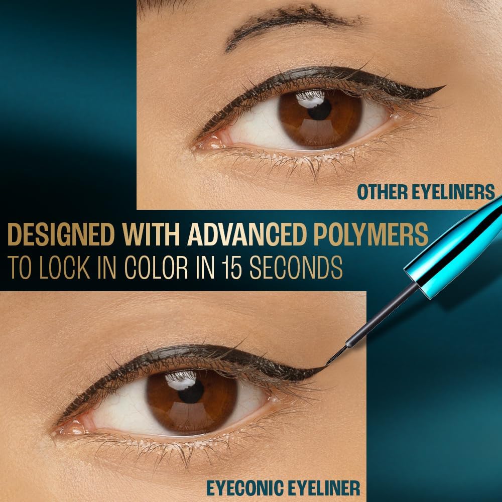 LAKMÉ Eyeconic Liquid Eyeliner, 4.5 ml, Black - View 7 of 10