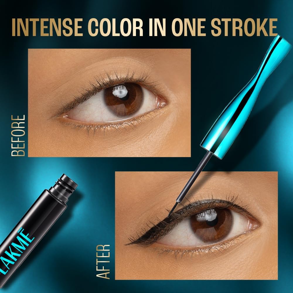 LAKMÉ Eyeconic Liquid Eyeliner, 4.5 ml, Black - View 9 of 10