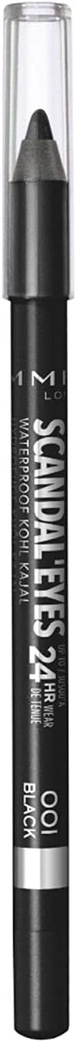 Rimmel London, Scandaleyes Waterproof Kohl Kajal Pencil Eyeliner, 01 Black, 1.3 G - View 5 of 5