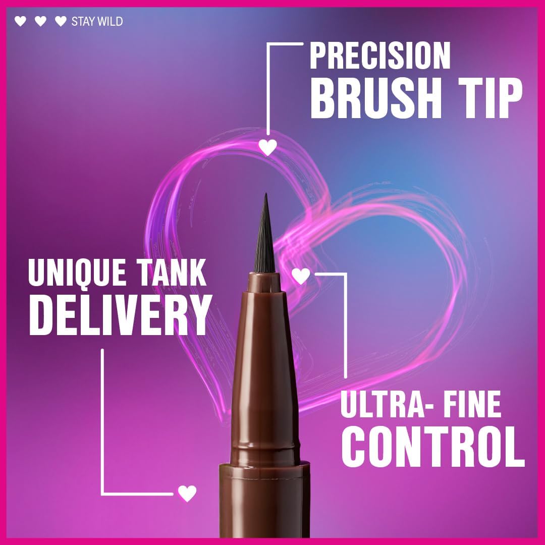 wet n wild Breakup Proof Liquid Eyeliner, Waterproof, Long-Lasting - Cruelty-Free & Vegan - Brown - View 5 of 6