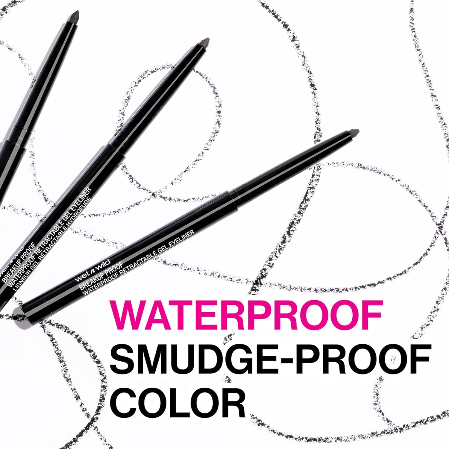 wet n wild Mega Last Breakup Proof Eyeliner, Quick Drying, Waterproof, 16-Hour Wear - Cruelty-Free & Vegan - Black - View 7 of 9