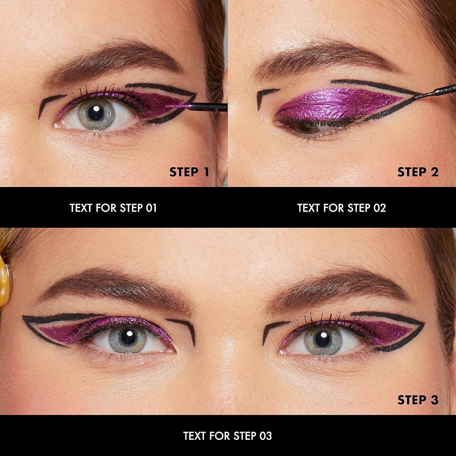 NYX PROFESSIONAL MAKEUP Epic Wear Metallic Liquid Liner Black Metal 01 - View 4 of 6