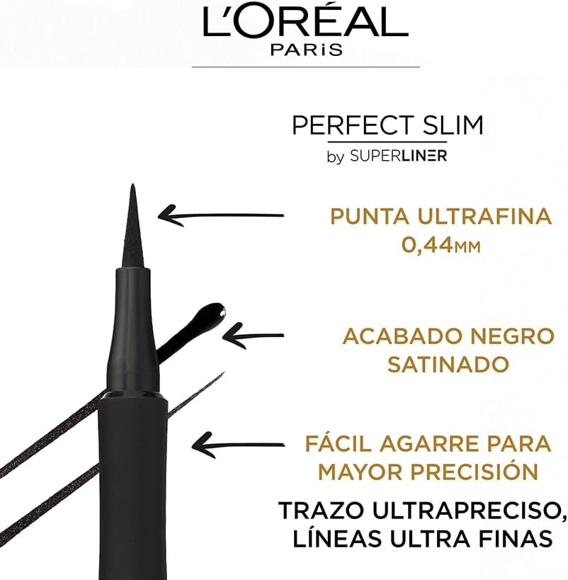 L’Oréal Paris Perfect Slim by Superliner Liquid Eyeliner #01 Intense Black 0,6 ml - View 6 of 7