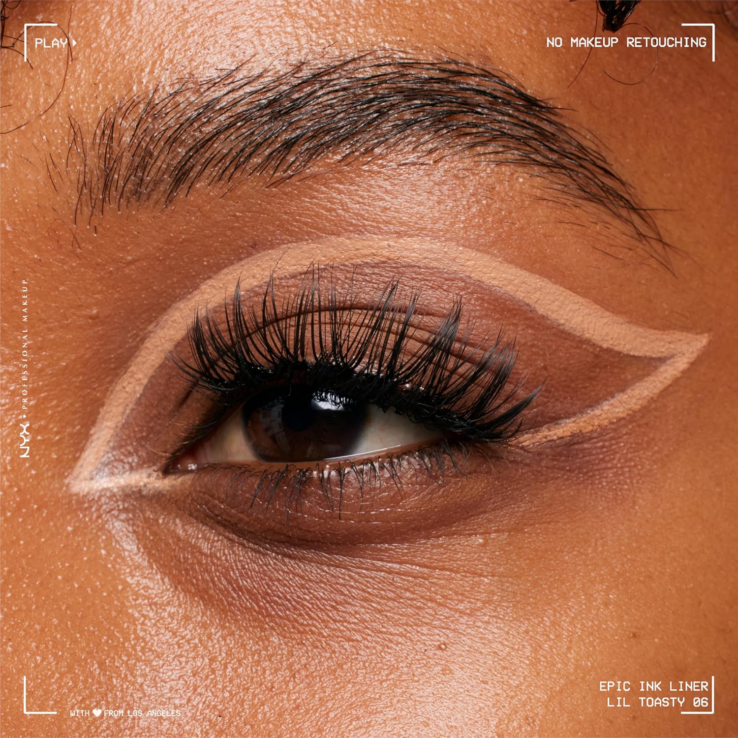 NYX Professional Makeup Epic Ink Liner, Waterproof Liquid Eyeliner - Lil Toasty, Vegan Formula, Intense Pigment - View 8 of 8