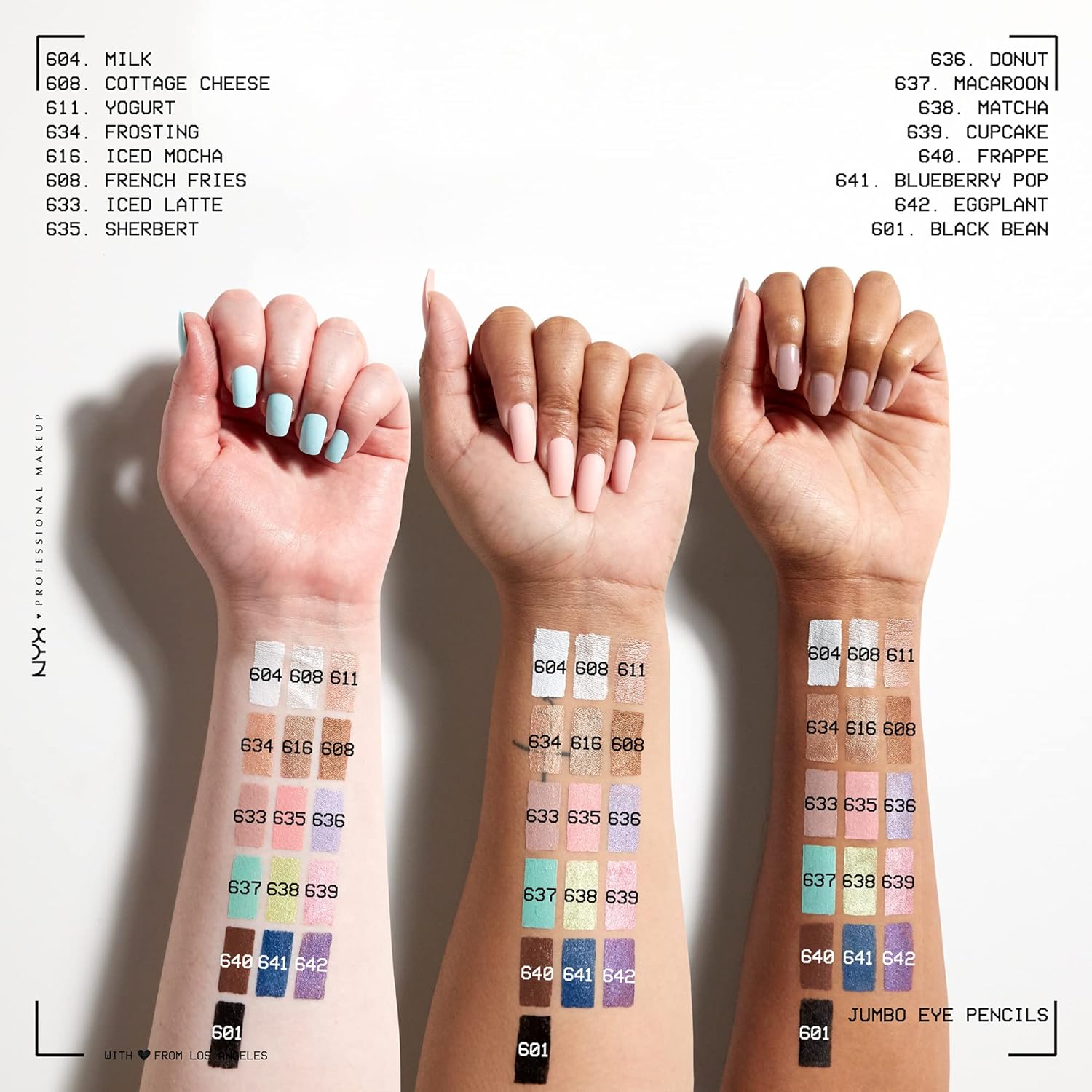 NYX PROFESSIONAL MAKEUP Jumbo Eye Pencil, Blendable Eyeshadow Stick, Eyeliner Pencil & Highlighter, No Pulling, Tugging or Fading, Cruelty Free - Shade: Milk - View 4 of 7