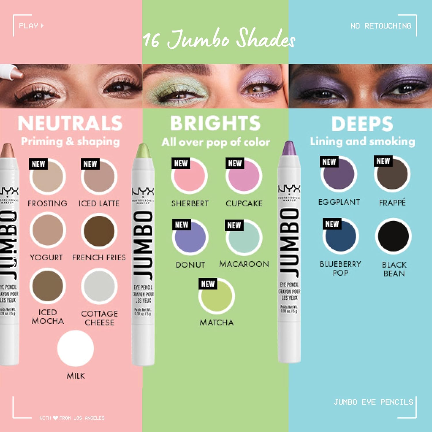 NYX PROFESSIONAL MAKEUP Jumbo Eye Pencil, Iced Mocha 617 - View 3 of 7
