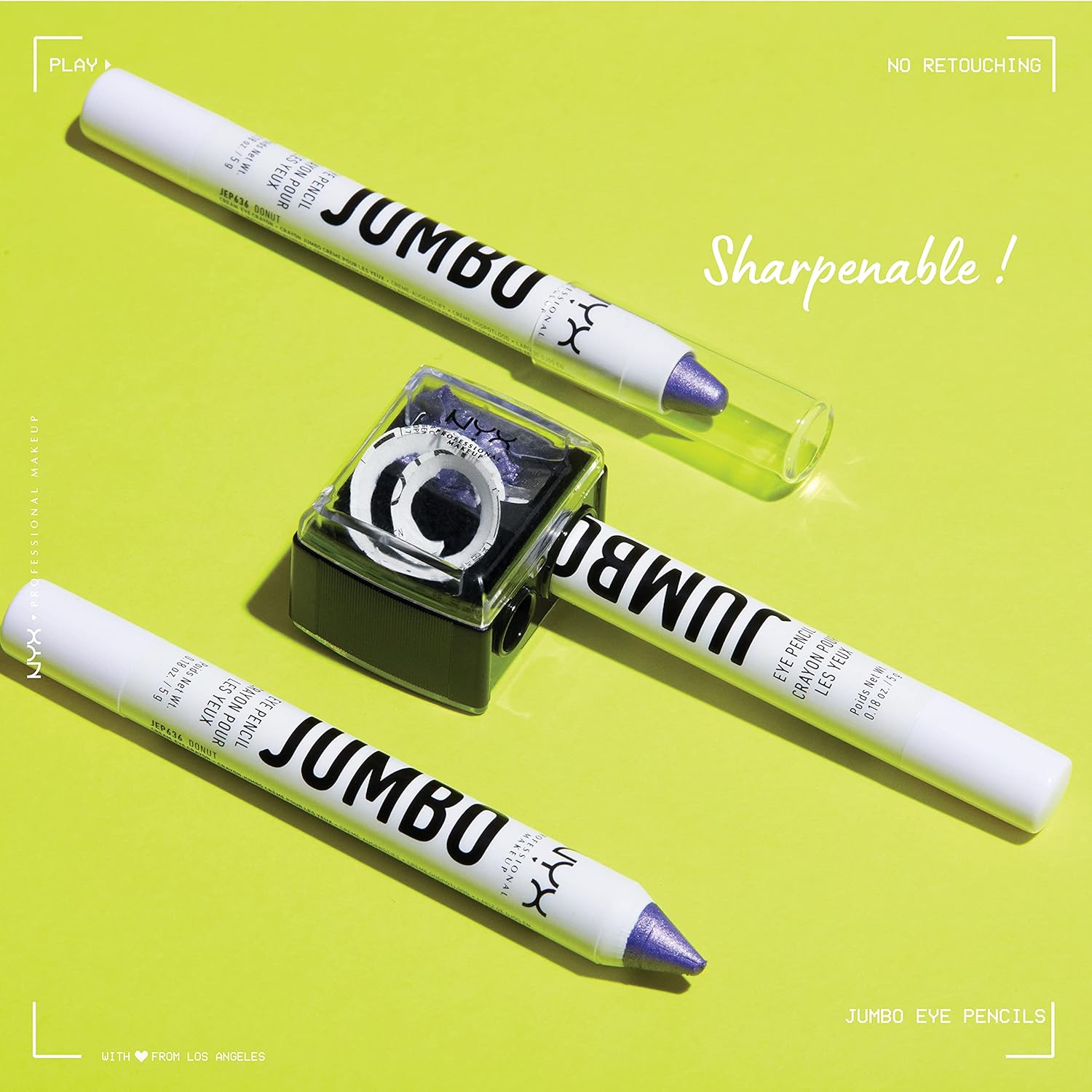 NYX PROFESSIONAL MAKEUP Jumbo Eye Pencil, Blendable Eyeshadow Stick & Eyeliner Pencil - Macaroon (Mint) - View 4 of 7