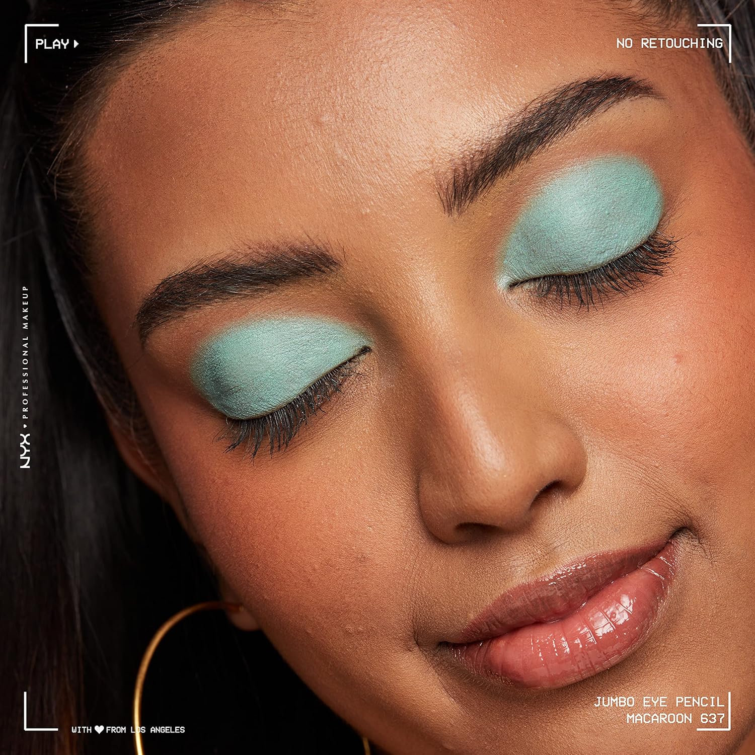 NYX PROFESSIONAL MAKEUP Jumbo Eye Pencil, Blendable Eyeshadow Stick & Eyeliner Pencil - Macaroon (Mint) - View 7 of 7