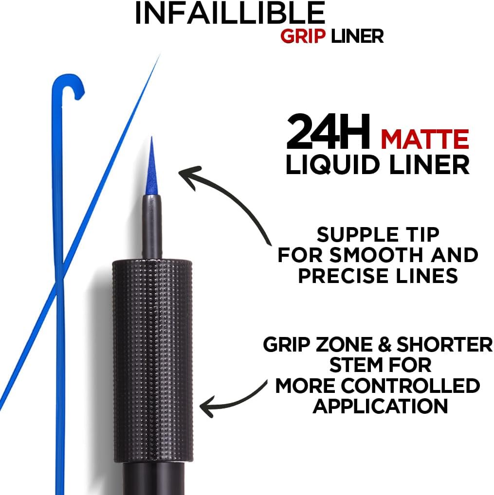 L'Oreal Paris Matte Signature Liquid Eyeliner 02 Blue - View 3 of 4