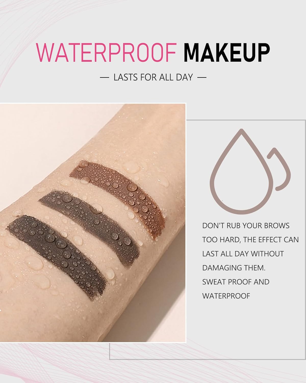Yfulfill Eye Brow Pencils for Women - Waterproof Brown Eyebrow Pencil with Brush, Filler for Blondes - View 6 of 7