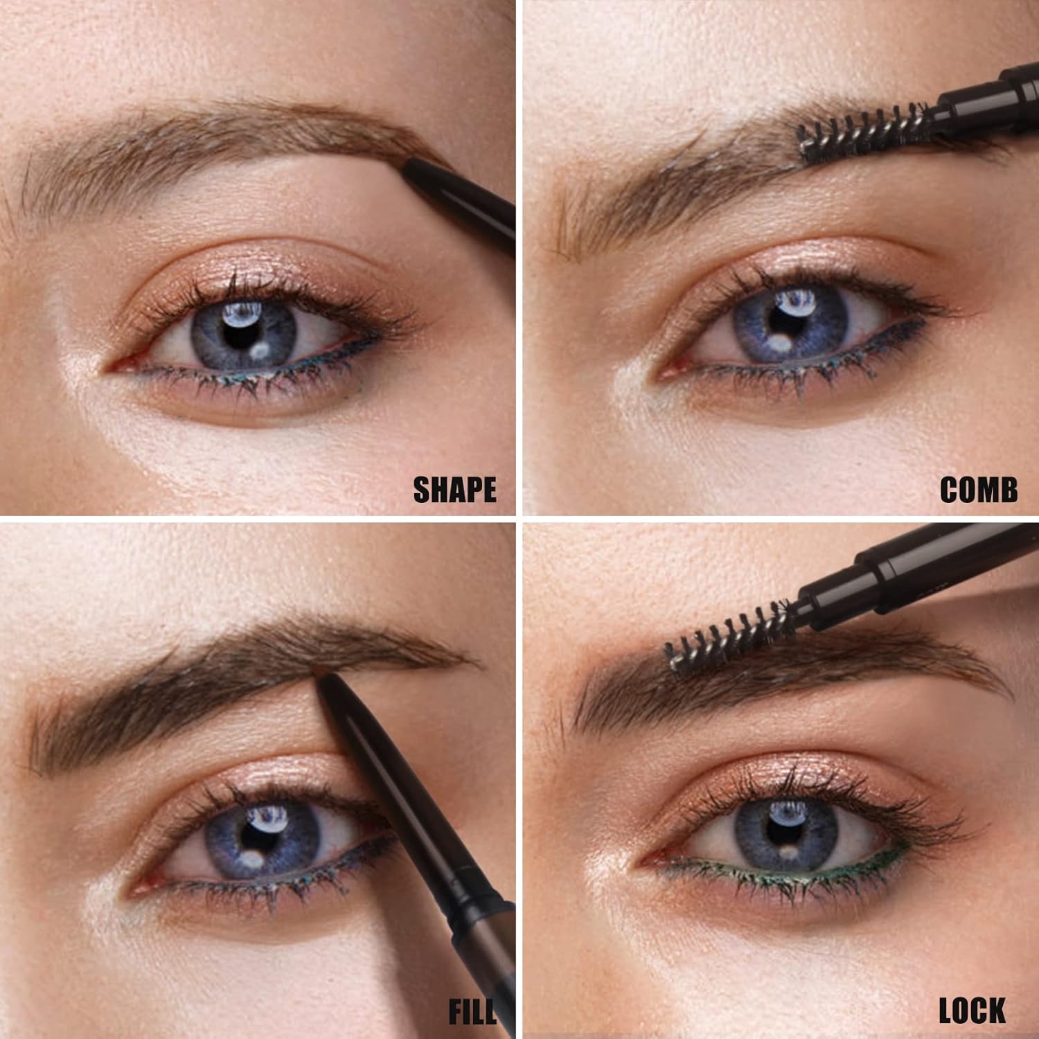 Anglicolor Micro-Embroidery Eyebrow Pen, Real Hair Texture, Waterproof Smudge-Proof 24H All-Day Perfect Brow (105) - View 2 of 6