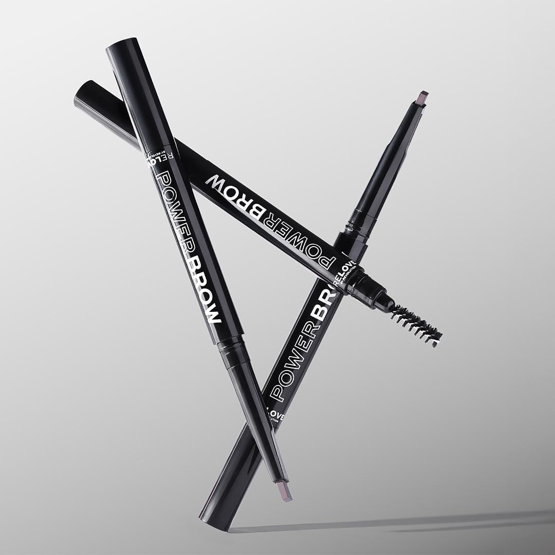 Revolution Relove Power Brow Pencil Dark Brown - View 4 of 5