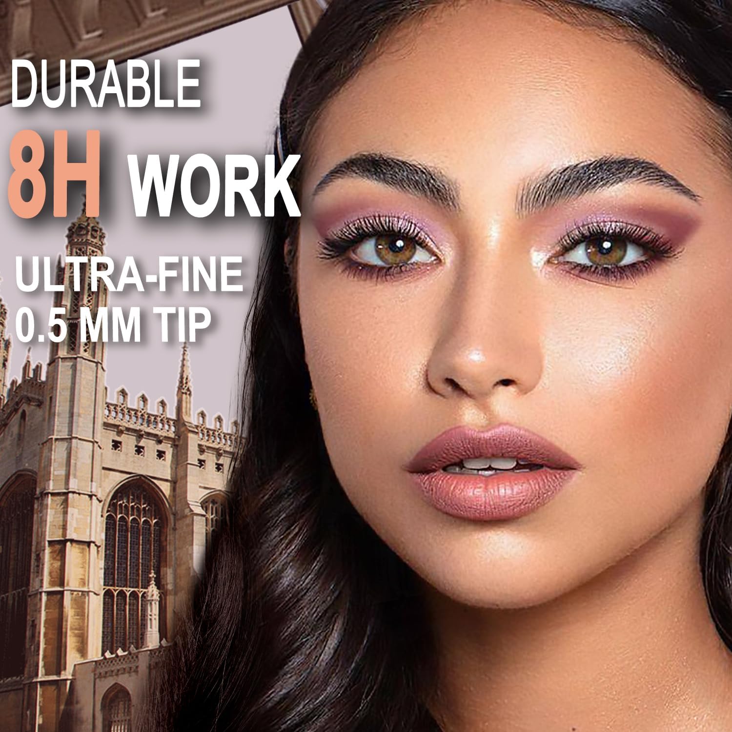 Yfulfill Black Eyebrow Pencils for Women, Waterproof Eye Brow Pen for Black Women - View 5 of 6