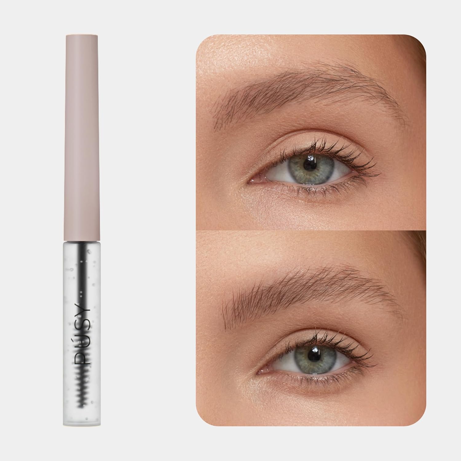 PÚSY Brow Gel for Make Up - Extreme Hold Clear Eyebrow Gel Transparent 5 ml | Long-Lasting Waterproof Lamination Kit | Eyebrow Fixer for Well-Groomed Brows/Professional Eye Makeup Set - View 6 of 6