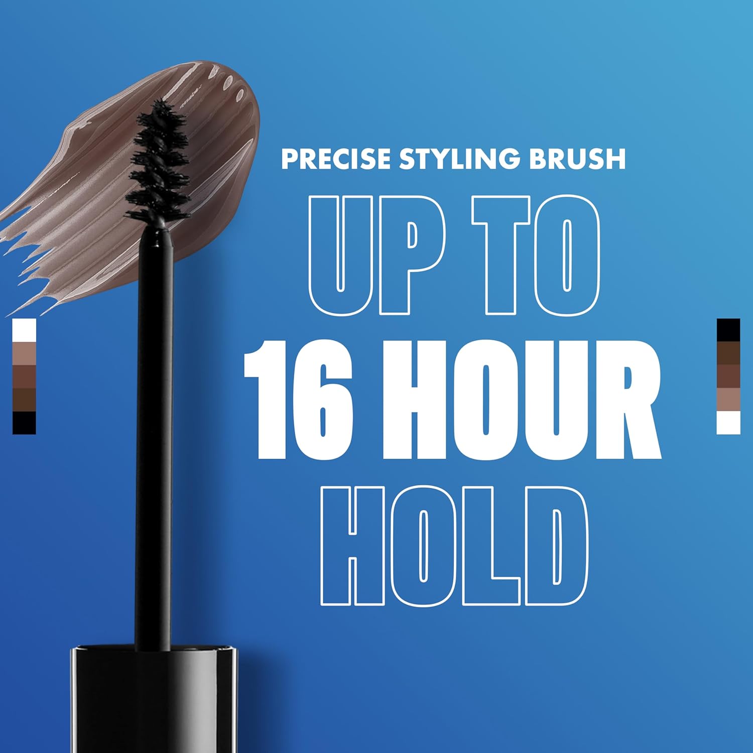 NYX Professional Makeup The Brow Glue Extreme Hold Eyebrow Setting Gel, 16 Hour Wear, Vegan Formula, Natural Finish, Brush Applicator, Shade: Clear (01) - View 4 of 4