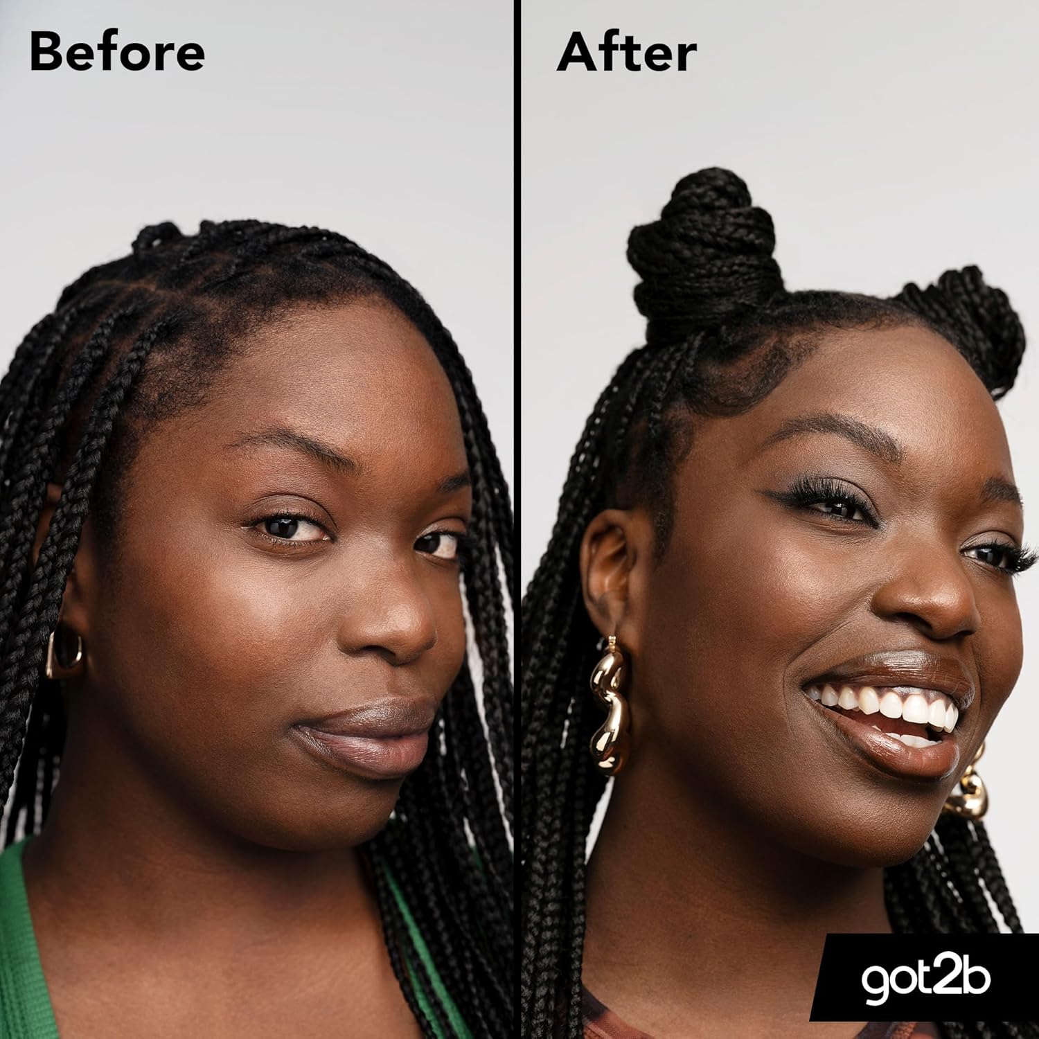 got2b Glued for Brows & Edges 2 in 1 Wand Eyebrow Gel, 72hr Hold, No White Residue or Stickness, Vegan, Silicone Free, Alcohol Free, 16 ml - View 3 of 7
