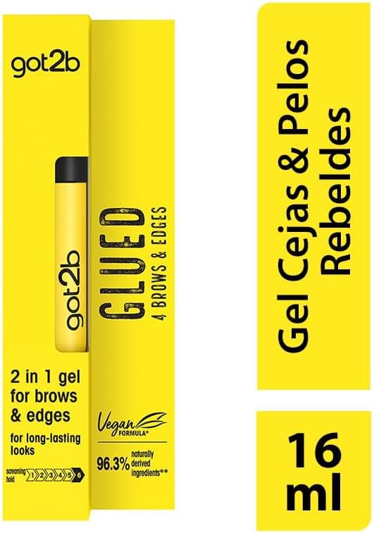 got2b Glued for Brows & Edges 2 in 1 Wand Eyebrow Gel, 72hr Hold, No White Residue or Stickness, Vegan, Silicone Free, Alcohol Free, 16 ml - View 7 of 7