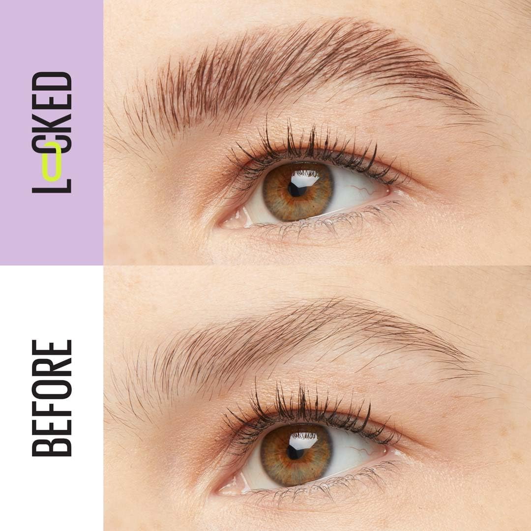 Maybelline New York Super Lock Brow Glue Tinted Eyebrow Gel, 24HR Hold Long-Lasting Non-Sticky Waterproof, Flake-Proof, Transfer-Proof - Medium Brown 7g. - View 5 of 7