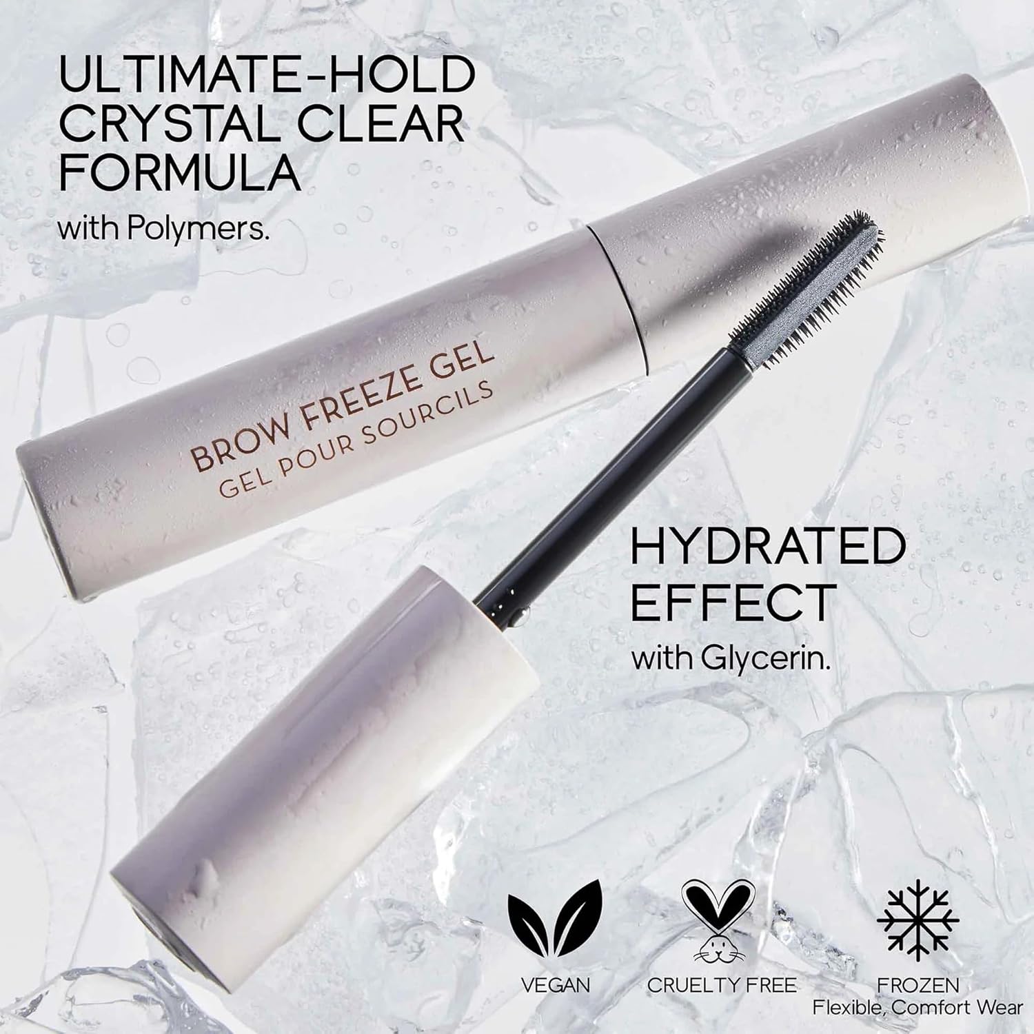 Anastasia Beverly Hills Brow Freeze Gel - Clear Brow Wax-Gel Hybrid with Dual Action Comb Applicator - Shapes, Sculpts, and Sets Brows with Extreme Hold - Lifted, Laminated-Look Brows On-The-Go 4.5ml - View 5 of 8