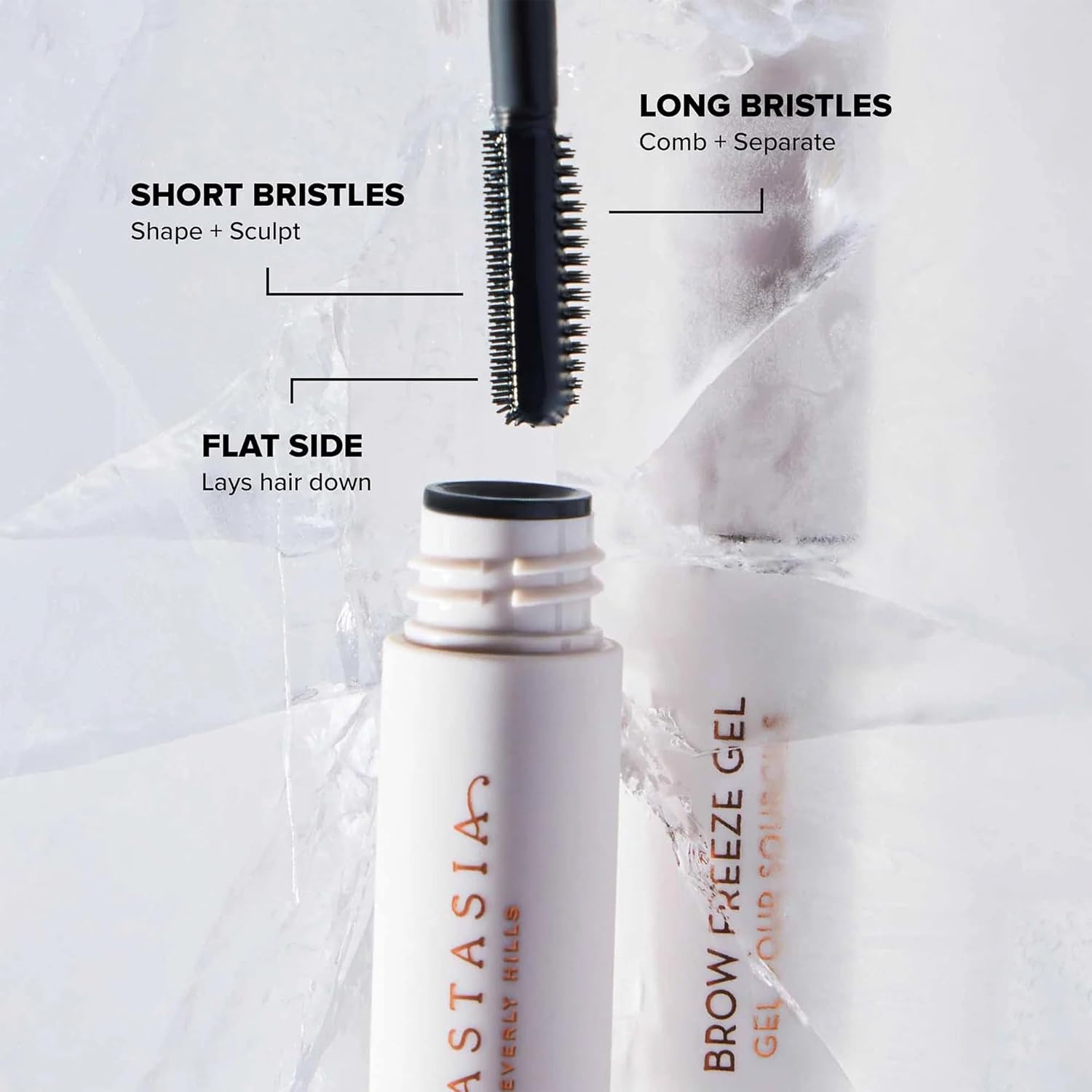 Anastasia Beverly Hills Brow Freeze Gel - Clear Brow Wax-Gel Hybrid with Dual Action Comb Applicator - Shapes, Sculpts, and Sets Brows with Extreme Hold - Lifted, Laminated-Look Brows On-The-Go 4.5ml - View 6 of 8