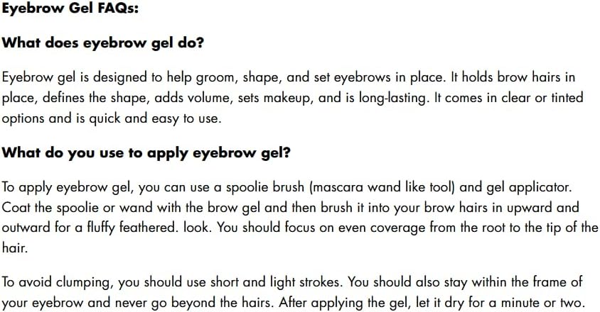 e.l.f. Brow Lift, Clear Eyebrow Shaping Wax For Holding Brows In Place, Creates A Fluffy Feathered Look - View 2 of 8