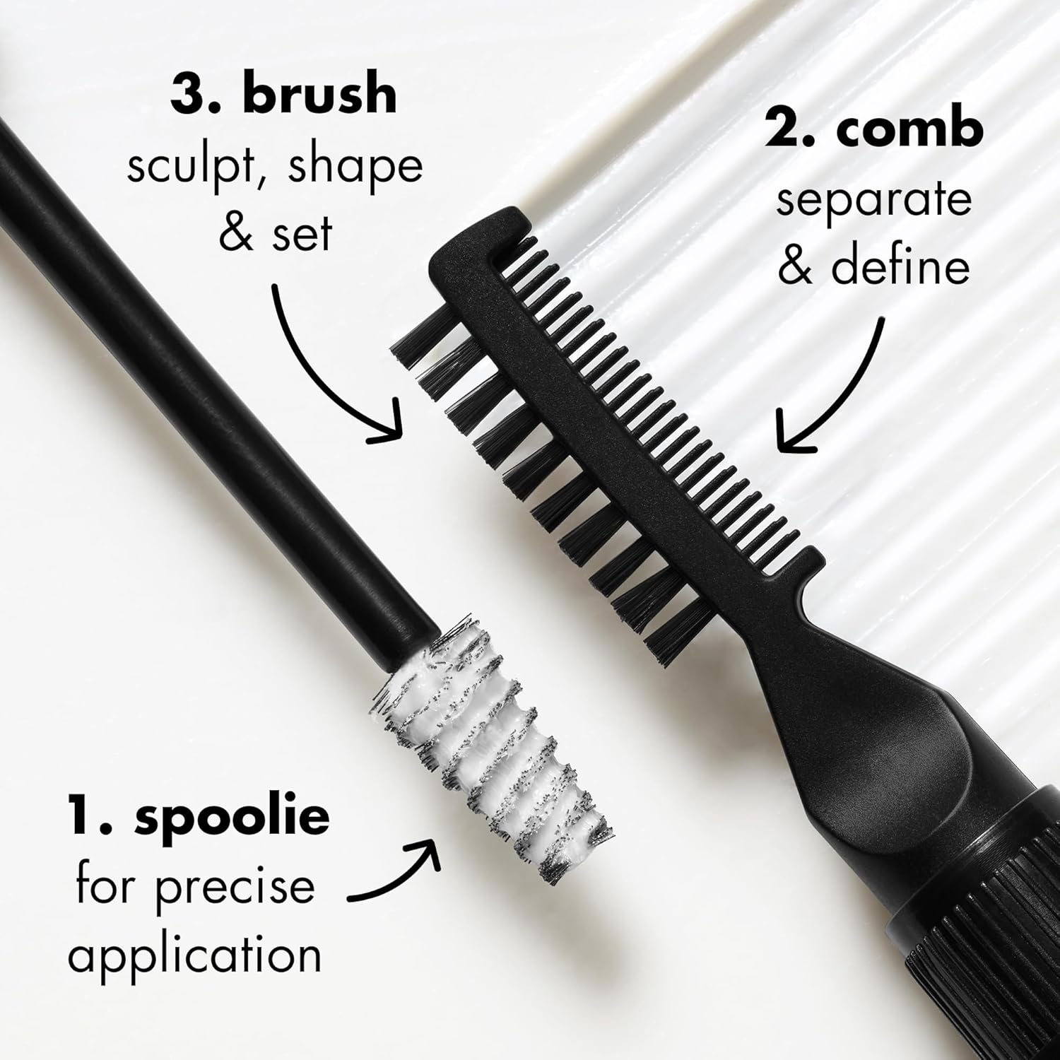 e.l.f. Brow Laminating Gel, Strong Holding, Clear Drying and Waterproof Brow Gel for Laminated Brows, Combs & Shapes the Brows, Vegan & Cruelty Free - View 2 of 7