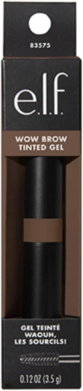 e.l.f. Wow Brow Gel, Volumizing, Buildable, Wax-Gel Hybrid, Creates Full, Voluminous-Looking Brows, Locks Brow Hairs In Place, Brunette, Fiber-Infused 3.5g - View 2 of 4