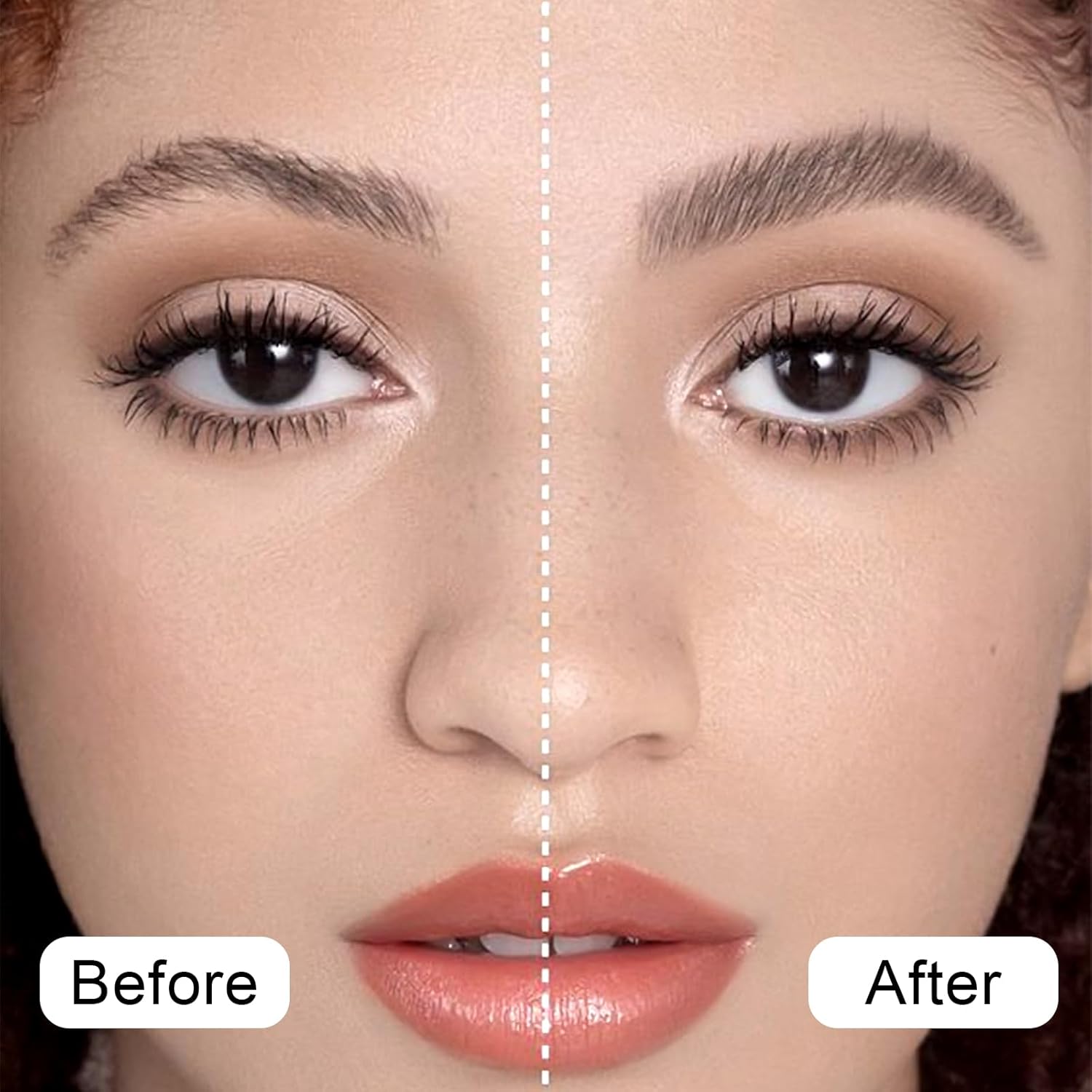 Erinde Eyebrow Fix Gel, Lightweight Makeup Brow Gel with Brush, 2 in1 Eyebrow & Hair Edges Setting Glue for Long-Lasting Hold, Waterproof, Smudge-Resistant, Quick-Dry Brow Styling Wax, Clear - View 4 of 5