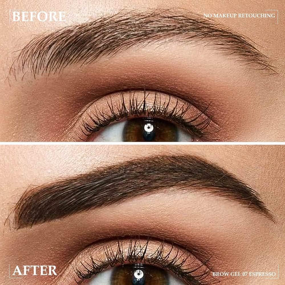Evpct Tinted Thickening Brow Mascara,Brow Fast Sculpt,Waterproof, Transfer-proof, Brush to Fill in Eyebrows and Cover Gray Hairs - Cruelty Free - Dark Brown (1pc 07 Espresso) - View 5 of 6