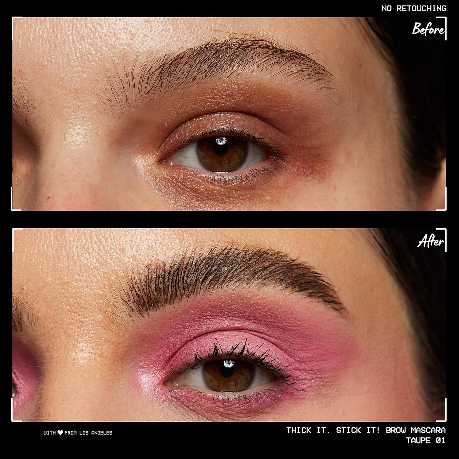 NYX PROFESSIONAL MAKEUP | THICK IT STICK IT! BROW GEL TAUPE - View 4 of 5