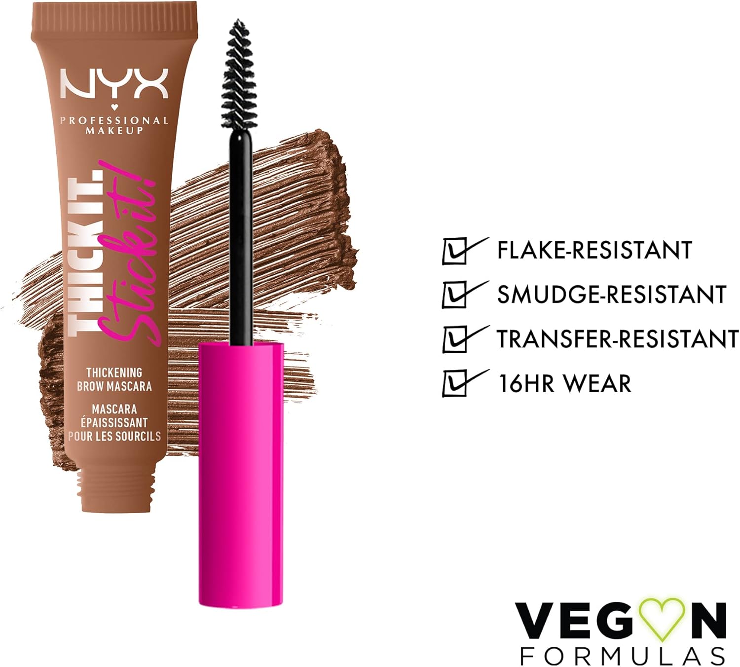 NYX PROFESSIONAL MAKEUP Thick It Stick It Brow Gel 03 Auburn - View 5 of 5