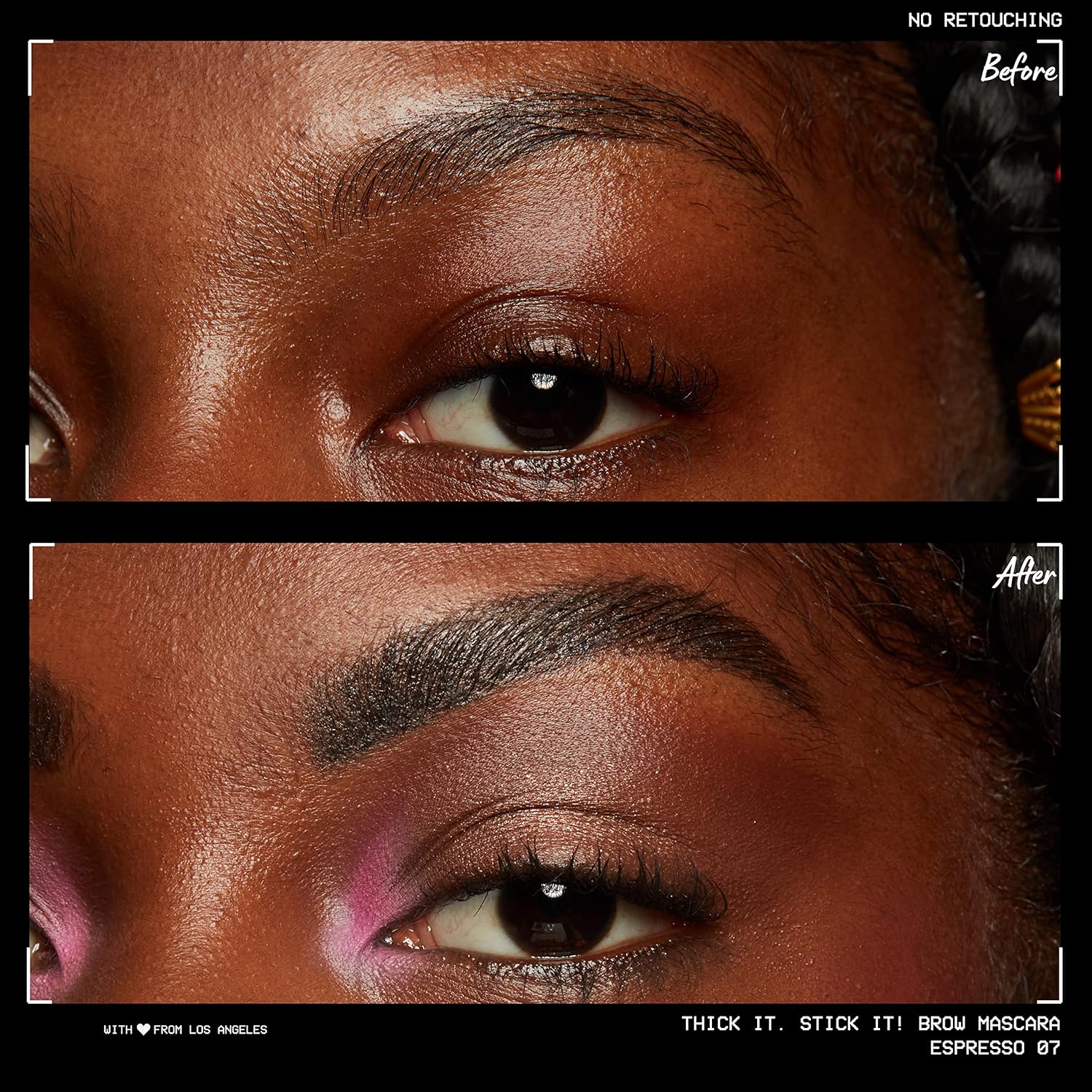 NYX PROFESSIONAL MAKEUP Thick It. Stick It! Brow Mascara, Tints & Thickens With 16Hr Wear, Espresso - View 5 of 6