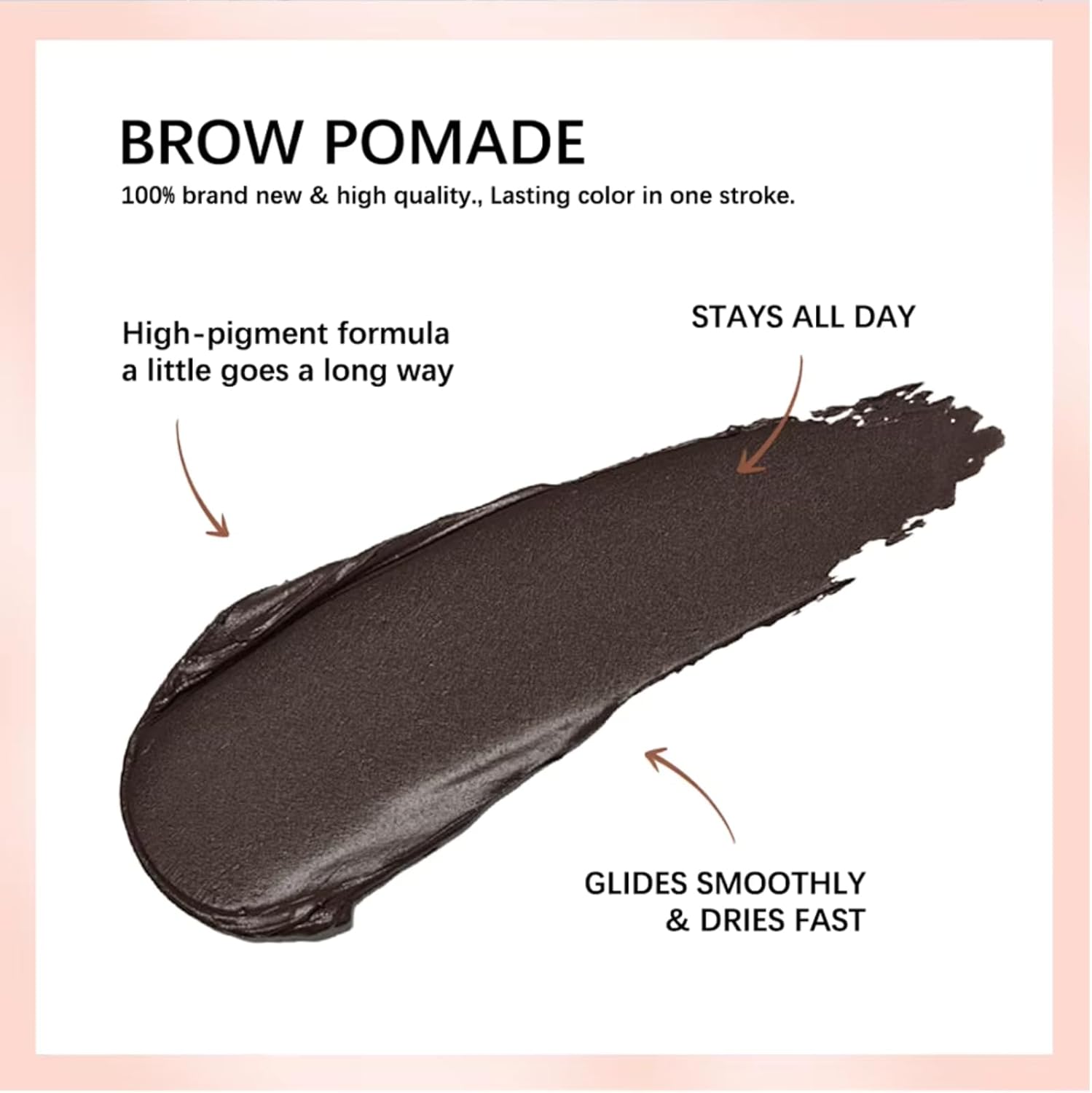 NIKITA.VIVI Brow Pomade Blonde, Eyebrow Pomade Brow Coloring Gel, Natural Long Lasting Sweat-proof Waterproof Eyebrow Makeup Gels, Smooth Fast Drying Eyebrow Color Cream 8G #5 - View 2 of 7