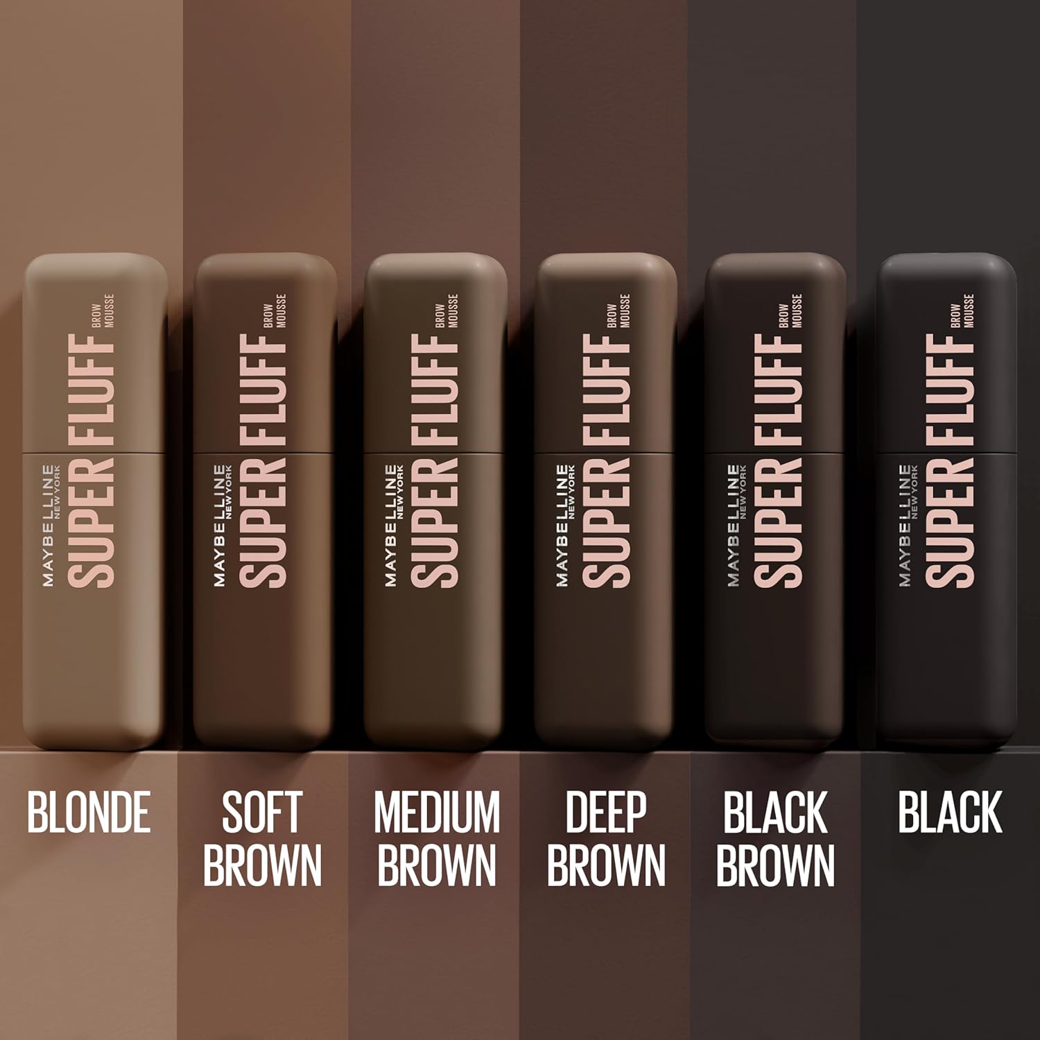 Maybelline Superfluff Volumizing Brow Mousse, All Day Tinted Brow Gel For Soft Full Brows, Deep Brown, 1 Count - View 3 of 7